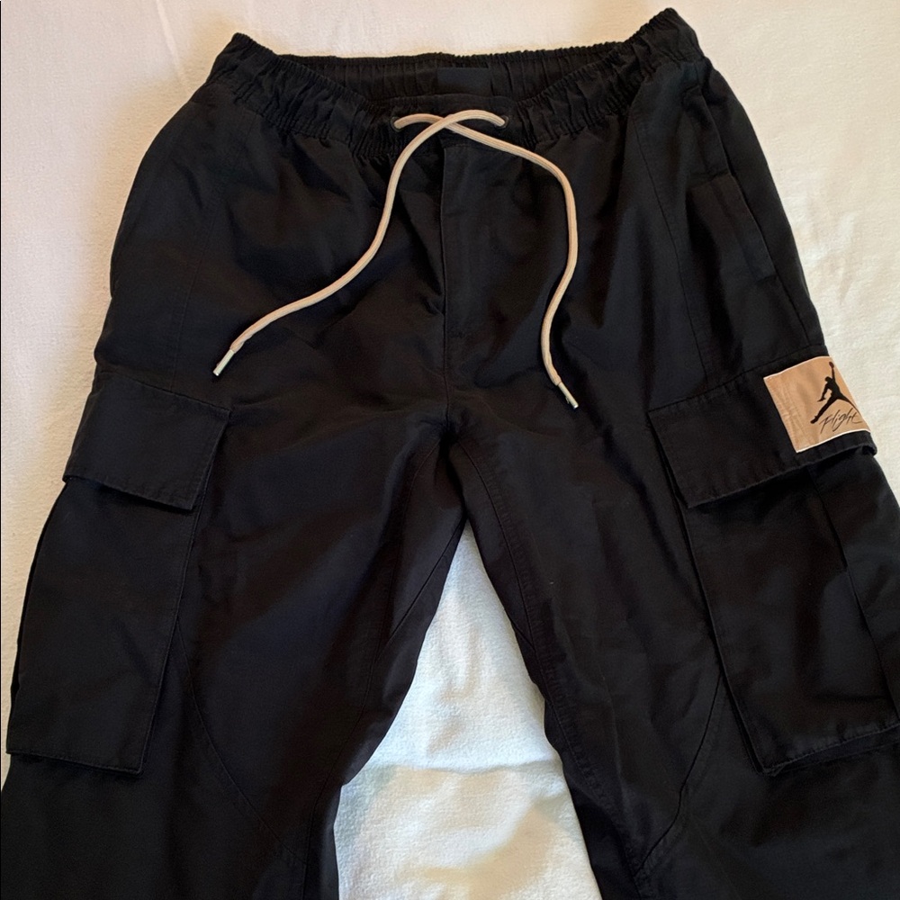 Nike Jordan Black Cargo Joggers